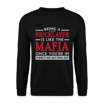 Bauwesen Maurer Beruf Maurer - Unisex Pullover - Schwarz - Vorne - Alina (178cm) & Michal (187cm)