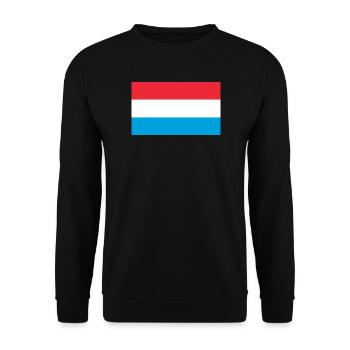Luxemburg - Unisex Pullover - Schwarz - Vorne - Alina (178cm) & Michal (187cm)