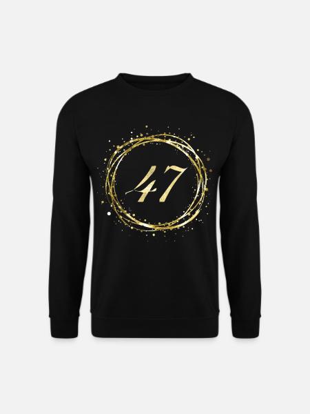 47 - Unisex Pullover - Schwarz