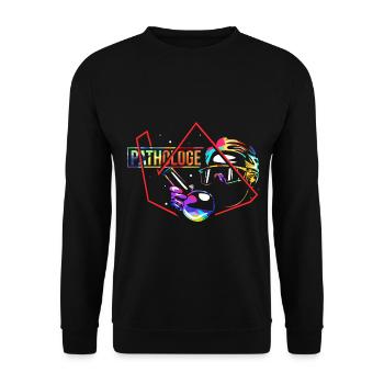 Scharfsinniger Pathologe Gewebeprobe - Unisex Pullover - Schwarz - Vorne - Alina (178cm) & Michal (187cm)