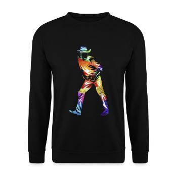 Linie Tanzen - Unisex Pullover - Schwarz - Vorne - Alina (178cm) & Michal (187cm)