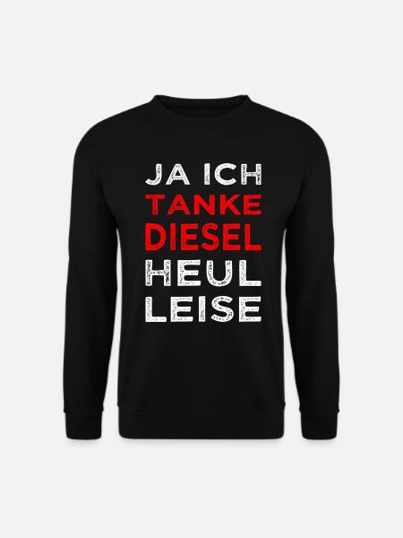 Ich Tanke Diesel Dieseltanker Anti Grüne CO2 - Unisex Pullover - Schwarz