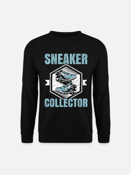 Sneaker Sammler Schuhsammlung Sneakerhead - Unisex Pullover - Schwarz