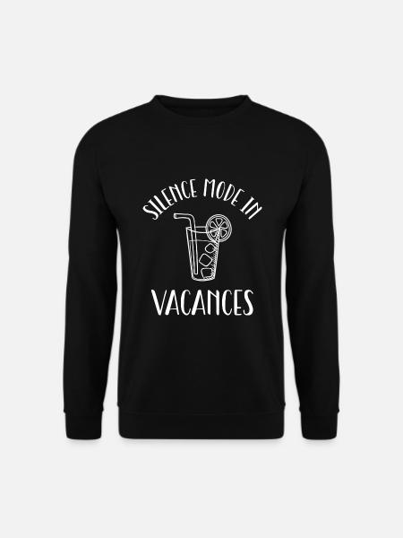 Stillemodus in Vakanz. - Unisex Pullover - Schwarz