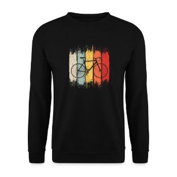 Fahrrad - Unisex Pullover - Schwarz - Vorne - Alina (178cm) & Michal (187cm)