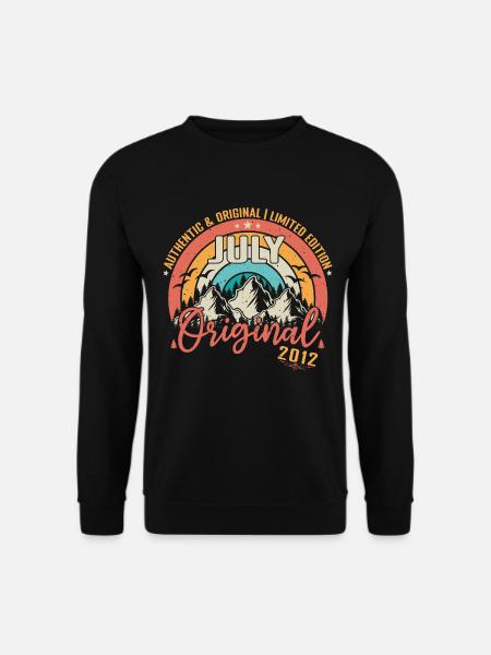 Juli 2012 Juli Jubiläum 2012 Juli - Unisex Pullover - Schwarz