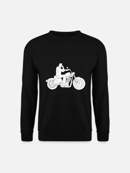 Biker - Unisex Pullover - Schwarz