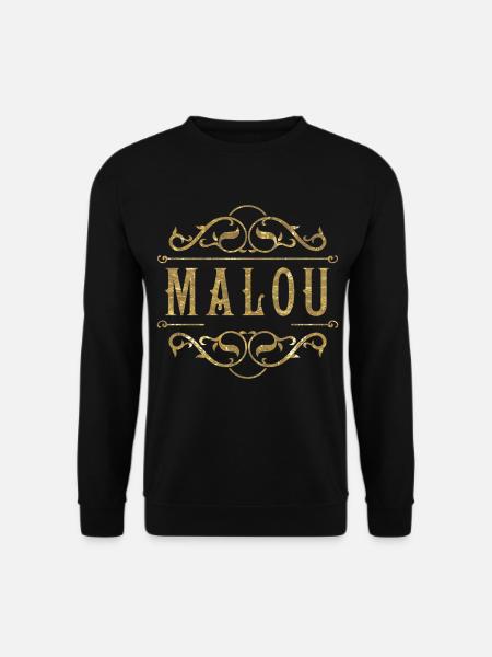 Malou gold - Unisex Pullover - Schwarz