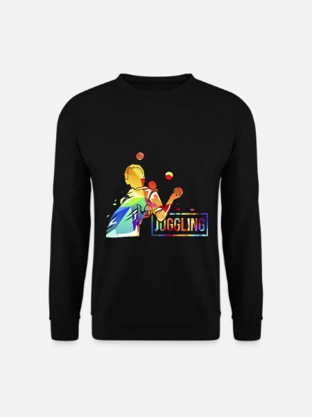 Geschickter Jongleur Zirkusnummer - Unisex Pullover - Schwarz