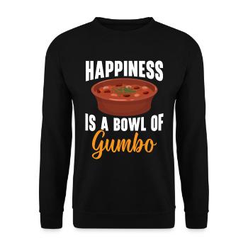 Gumbo-Liebhaber Foodie Louisiana Essen Cajun-Küche - Unisex Pullover - Schwarz - Vorne - Alina (178cm) & Michal (187cm)