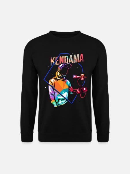 Fingerfertiges Kendama Präzisionsspiel - Unisex Pullover - Schwarz