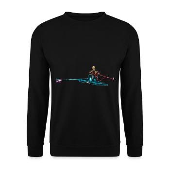 Altehrwürdiger Rudersport Pharaonen - Unisex Pullover - Schwarz - Vorne - Alina (178cm) & Michal (187cm)