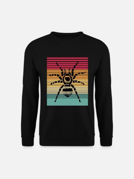 Nachtschwarze Tarantel Waldjägerin - Unisex Pullover - Schwarz