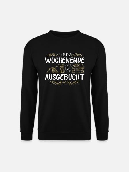 Mein Wochenende Ausgebucht Buch Autorin Lektorin - Unisex Pullover - Schwarz
