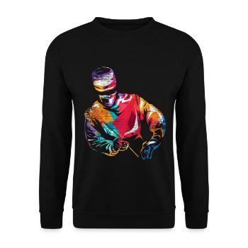 Präziser Neurochirurg Hirnchirurgie - Unisex Pullover - Schwarz - Vorne - Alina (178cm) & Michal (187cm)