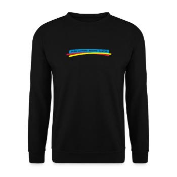 Klima Lüftung Heizung Sanitär - Unisex Pullover - Schwarz - Vorne - Alina (178cm) & Michal (187cm)