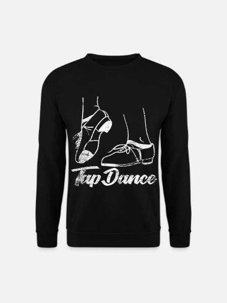 Beschwingter Stepptanz Bühnenshow - Unisex Pullover - Schwarz
