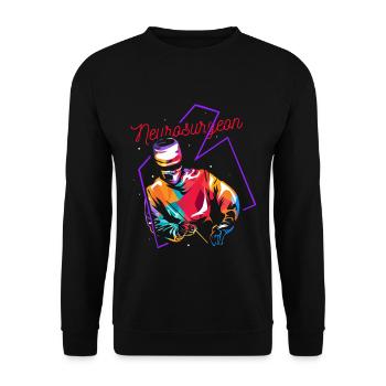 Filigraner Neurochirurg Skalpell - Unisex Pullover - Schwarz - Vorne - Alina (178cm) & Michal (187cm)
