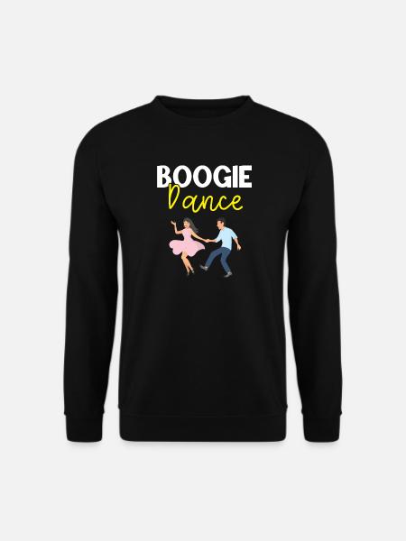 Boogie Woogie Dancer Dancing Paartanz Vintage - Unisex Pullover - Schwarz