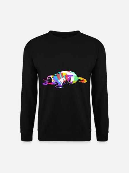 Neugieriges Schnabeltier Australien - Unisex Pullover - Schwarz