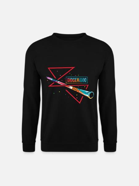 Dröhnendes Didgeridoo Australien - Unisex Pullover - Schwarz