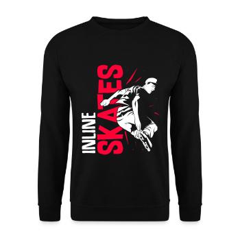 Rasante Inline Skates Asphaltkurs - Unisex Pullover - Schwarz - Vorne - Alina (178cm) & Michal (187cm)
