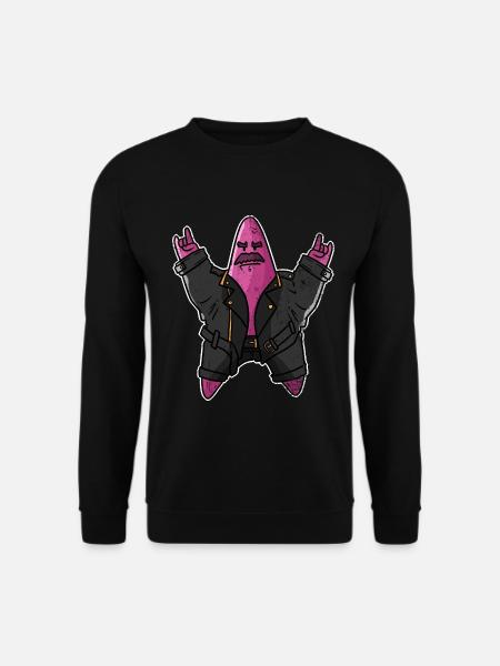 Funkelnder Seestern Korallenriff - Unisex Pullover - Schwarz