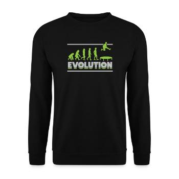 Evolution Trampoliner Trampolin Trampolinspringen - Unisex Pullover - Schwarz - Vorne - Alina (178cm) & Michal (187cm)