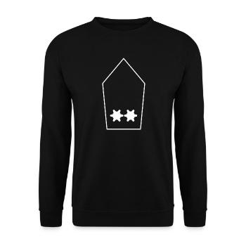Bundesheer Korporal (transparent/weiß/multicolor) - Unisex Pullover - Schwarz - Vorne - Alina (178cm) & Michal (187cm)
