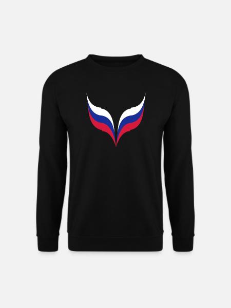 триколоре Россия - Unisex Pullover - Schwarz