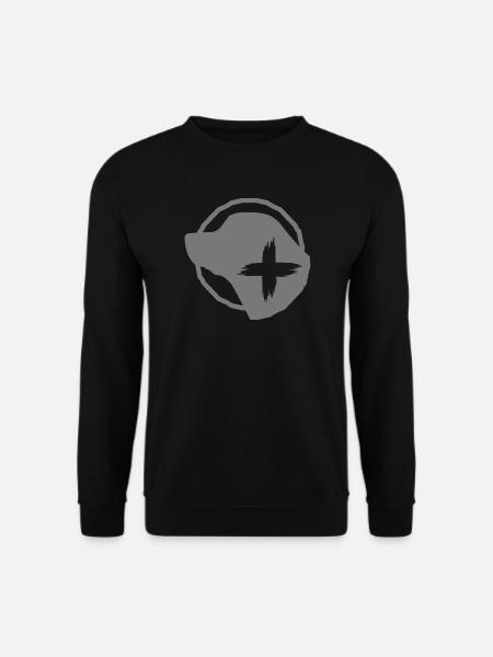 Hund Klein 1-farbig rescue dog small - Unisex Pullover - Schwarz