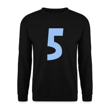 ALLES GUTE ZUM GEBURTSTAG. ALLES GUTE ZUM GEBURTSTAG. JAHRESTAG. - Unisex Pullover - Schwarz - Vorne - Alina (178cm) & Michal (187cm)