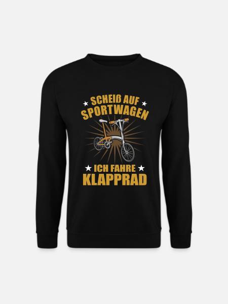 Elektroklapprad Fahre Klapprad - Unisex Pullover - Schwarz