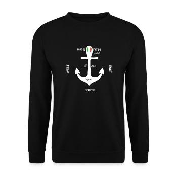 Irland irisch Dublin - Unisex Pullover - Schwarz - Vorne - Alina (178cm) & Michal (187cm)