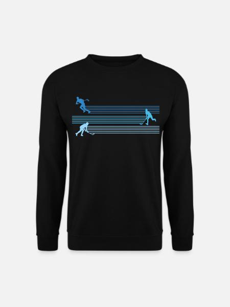 Floorball Spieler Unihockey Floor Ball - Unisex Pullover - Schwarz