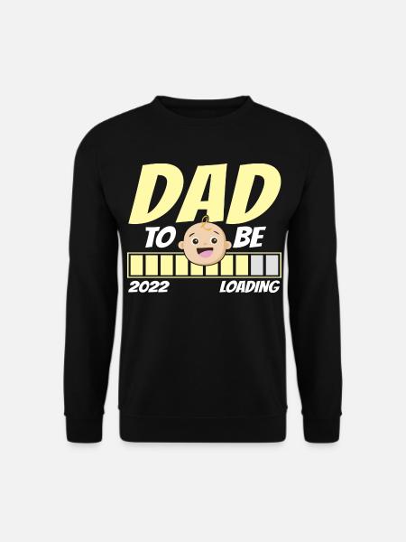 Werde Vater 2022 Loading Papa - Unisex Pullover - Schwarz