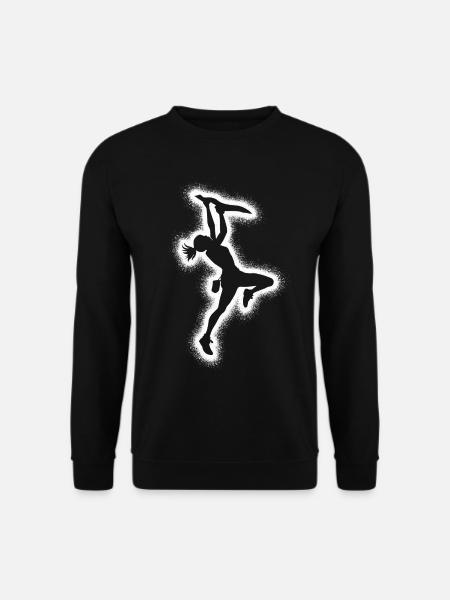 Bouldern Bergsteigen Kletterer Frauen Klettern - Unisex Pullover - Schwarz