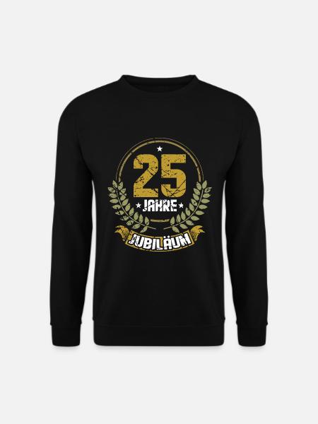 25 Jahre Firmenjubiläum Dienstjubiläum - Unisex Pullover - Schwarz