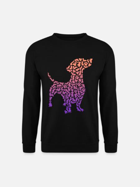 Dackel Mama Dachshund Liebhaber Frauen Teckel - Unisex Pullover - Schwarz