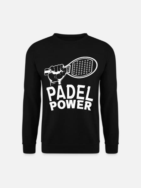 Padel Power Padelspieler Padeltennis Padeltrainer - Unisex Pullover - Schwarz