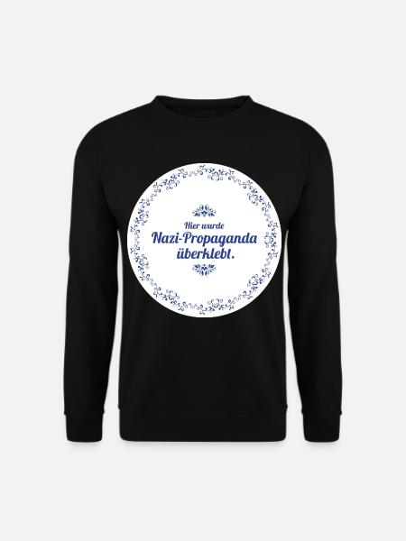 Propaganda Überkleben - Unisex Pullover - Schwarz