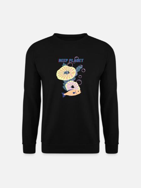 Deep Planet - Unisex Pullover - Schwarz