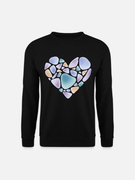 Kletterer Klettern Herz Bouldern Climbing - Unisex Pullover - Schwarz