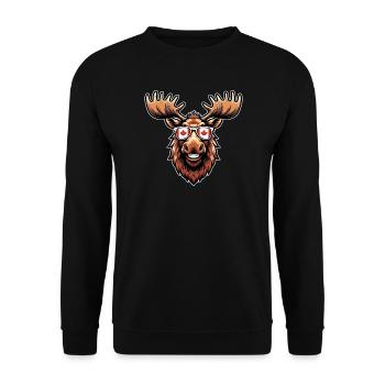 Kanada Fanartikel - Unisex Pullover - Schwarz - Vorne - Alina (178cm) & Michal (187cm)