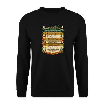 Weihnachtsmarkt Tour Setlist 2026 - Unisex Pullover - Schwarz - Vorne - Alina (178cm) & Michal (187cm)