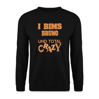 Crazy Bruno - Unisex Pullover - Schwarz - Vorne - Alina (178cm) & Michal (187cm)