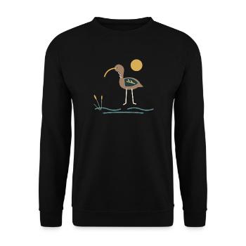 Bruchliw auf den Gezeitenebenen - Unisex Pullover - Schwarz - Vorne - Alina (178cm) & Michal (187cm)