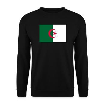 Algerien - Unisex Pullover - Schwarz - Vorne - Alina (178cm) & Michal (187cm)