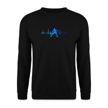 Pickleball Community Fans mit Pickleball Community - Unisex Pullover - Schwarz - Vorne - Alina (178cm) & Michal (187cm)