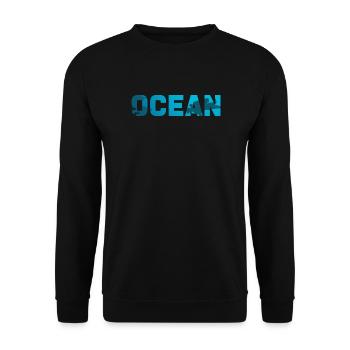 Ocean Tauchen Taucher Scuba Diving Unterwasser - Unisex Pullover - Schwarz - Vorne - Alina (178cm) & Michal (187cm)
